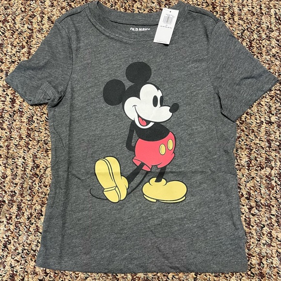 Old Navy Other - Old Navy Mickey Mouse Gray T-Shirt, Unisex 5T